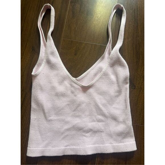 Free People XS The Meg Seamless Crop Top pink - Picture 4 of 6